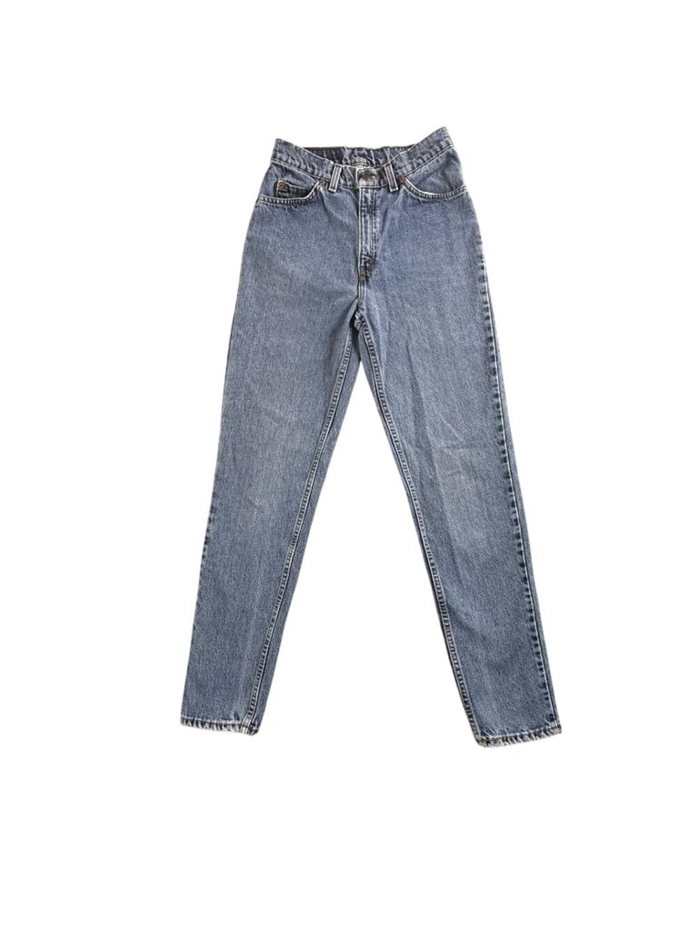 Vintage Levis 912 Jeans Womens size 6 (27x30) High Rise Slim Tapered Orange Tab